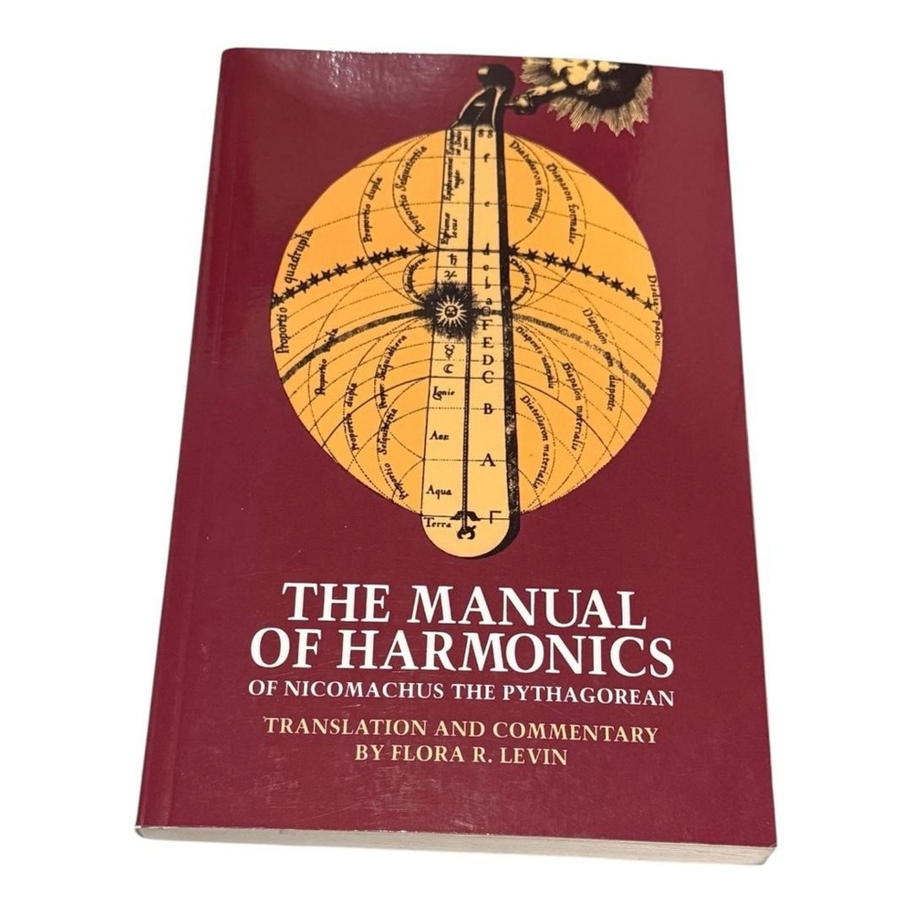 The Manual Of Harmonics Nicomachus Flora R Levin 1994 Phanes Red Cover PB Music